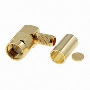 SMA (M) R/A for Rg 58 cable