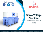 Servo Voltage Stabilizer Manufacturers in India - Servo Star